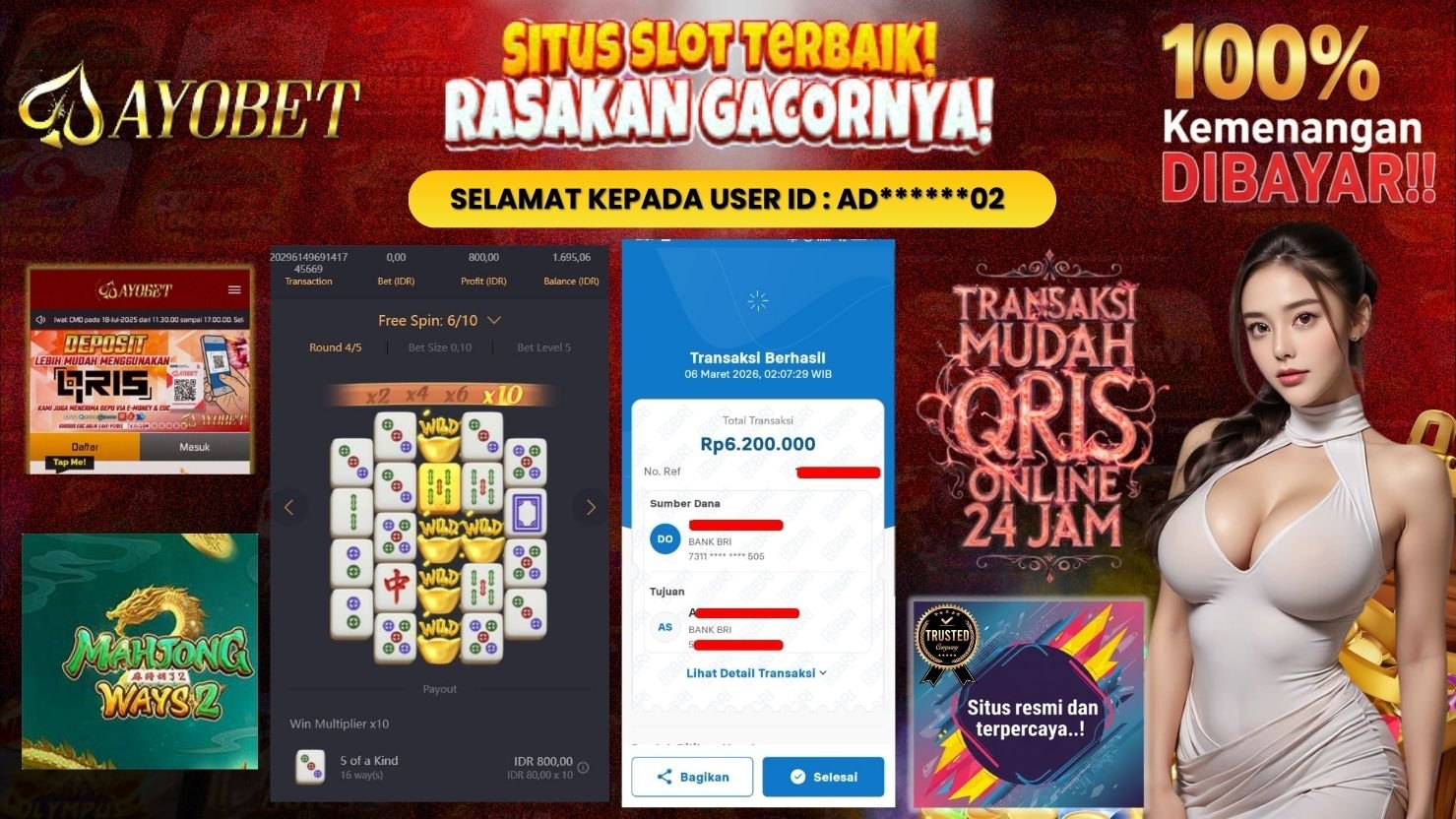 AYOBET JACKPOT SLOT MAHJONG WAYS 2